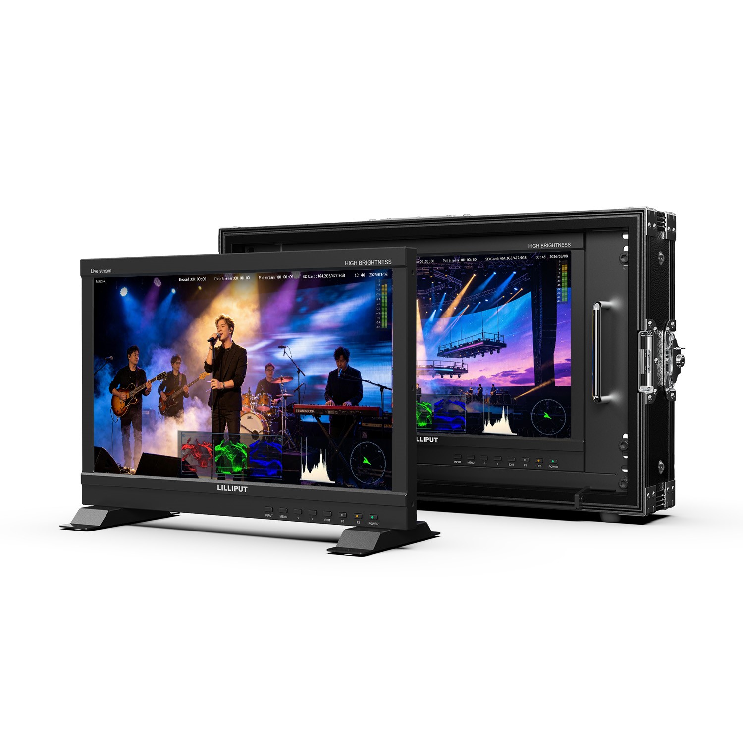 Lilliput UK announces PVM160S-H and PVM160S-E 15.6 inch broadcast monitors
