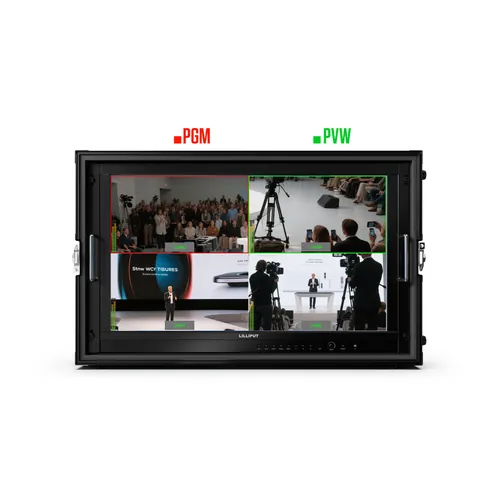 Lilliput PVM270S production monitor on desk stand