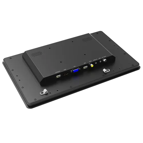 Lilliput TK1331 rear connectivity with HDMI, VGA, AV and anti-drop cable fixings