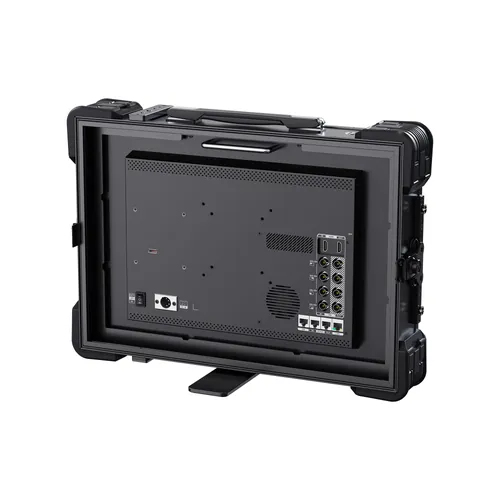 Lilliput UQ19 compact high-brightness monitor in use