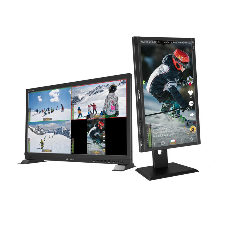 21.5” Live Stream Quad Split Multiview Monitor