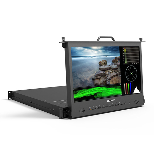 17.3 inch Pull-out rackmount monitor