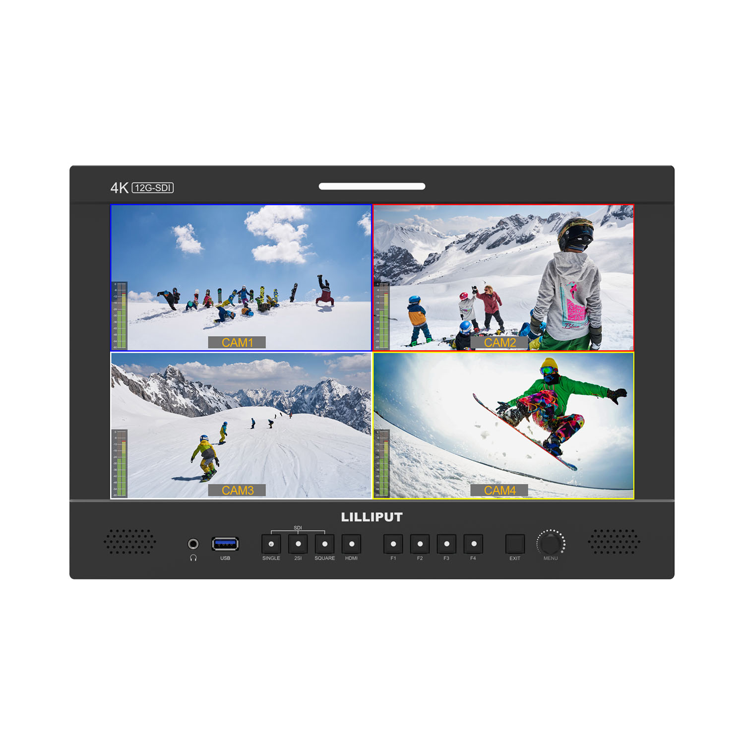 13.3 inch 12G-SDI broadcast studio monitor